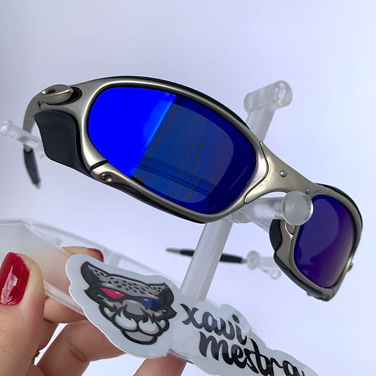 Juliet Plasma Neon Blue + Sideblinder Preto