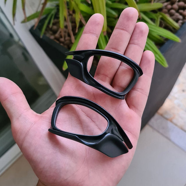 Juliet Carbon Black Iridium + SideBlinder Preto