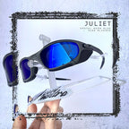 Juliet Xmetal Neon Blue + SideBlinder Preto