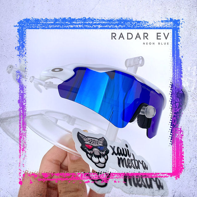 Radar Ev Path White Neon Blue