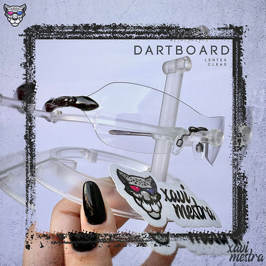 Dartboard lentes Clear