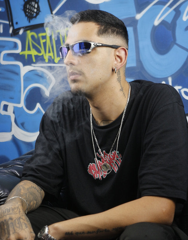 Splice Silver Neon Blue