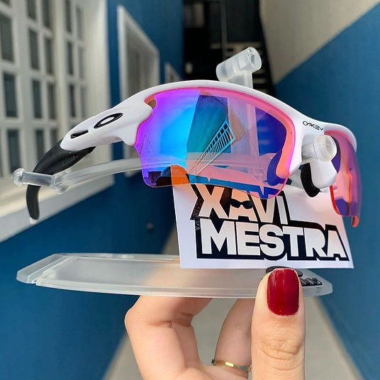 Flak 2.0 White Prizm Hastes Preta