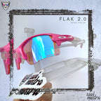 Flak 2.0 Rose Prizm Hastes Branca
