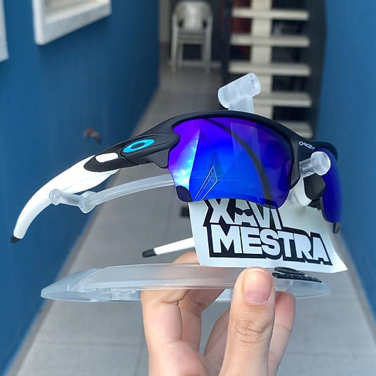 Flak 2.0 Neon Blue Hastes Branca