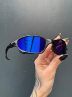 Juliet Carbon Neon Blue