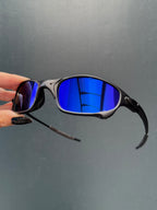 Juliet Carbon Neon Blue