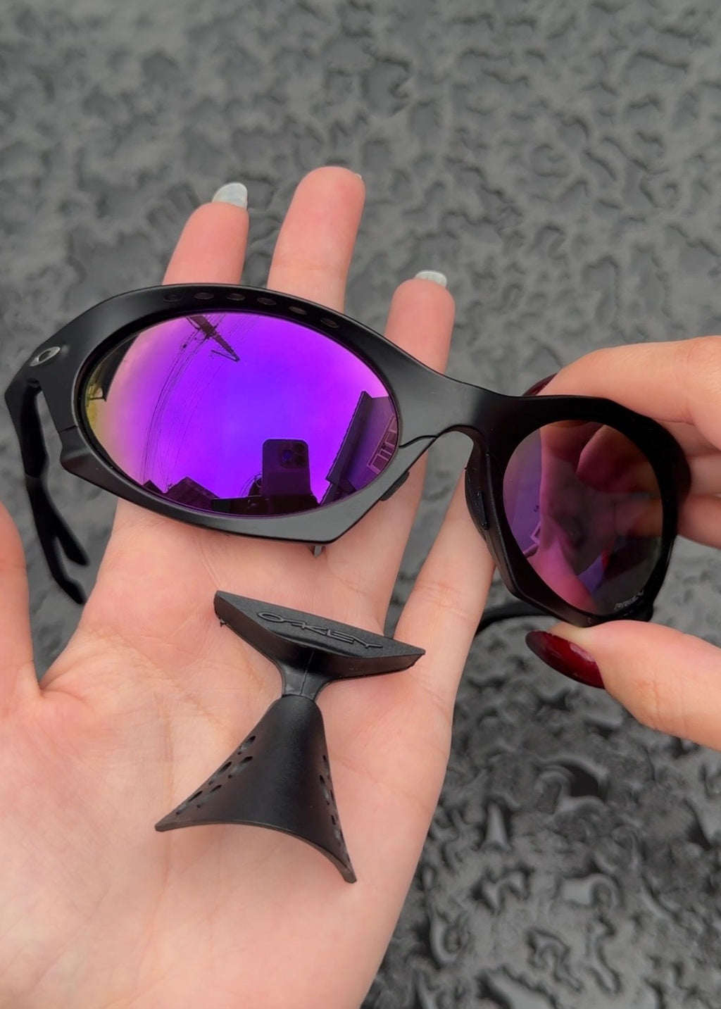 Plantaris Matte Black Violet