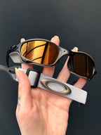 Juliet Carbon Gold Café + Sideblinder Cinza + Pega Ladrão Cinza