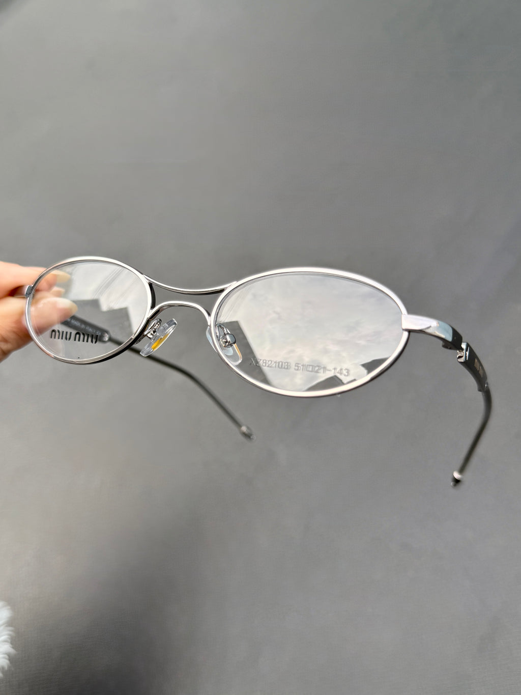 Óculos Silver Miu