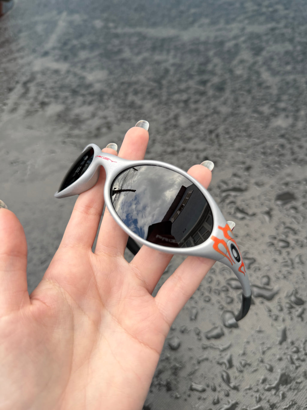 Eye Jacket Cinza Black Flame